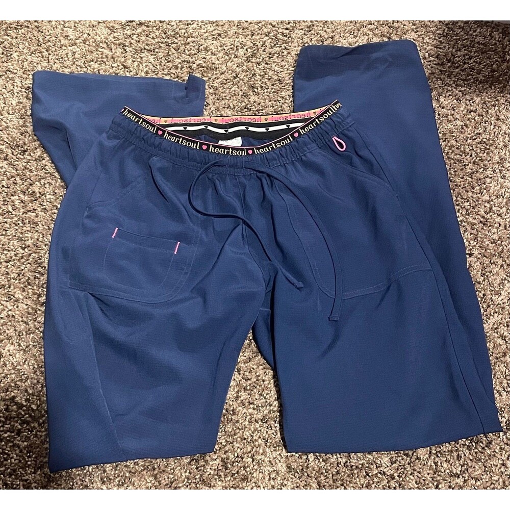 Heartsoul scrub bottoms XS navy blue